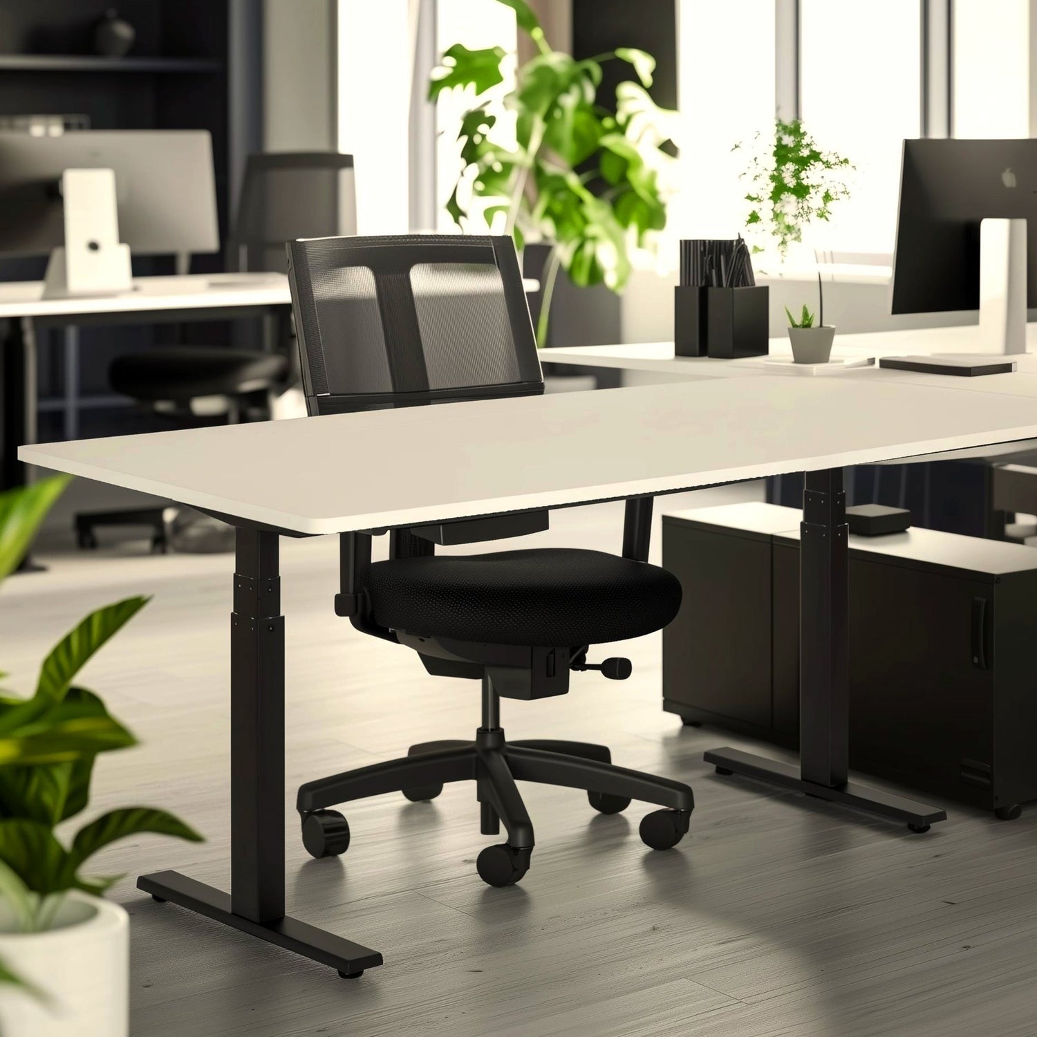 Rapid Assembly Electric Desks & Chairs