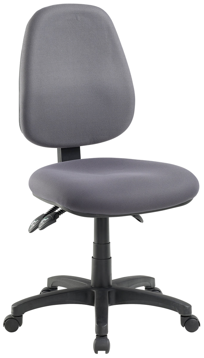 Jasper J Advance Charcoal High Back Chair with 3 Levers