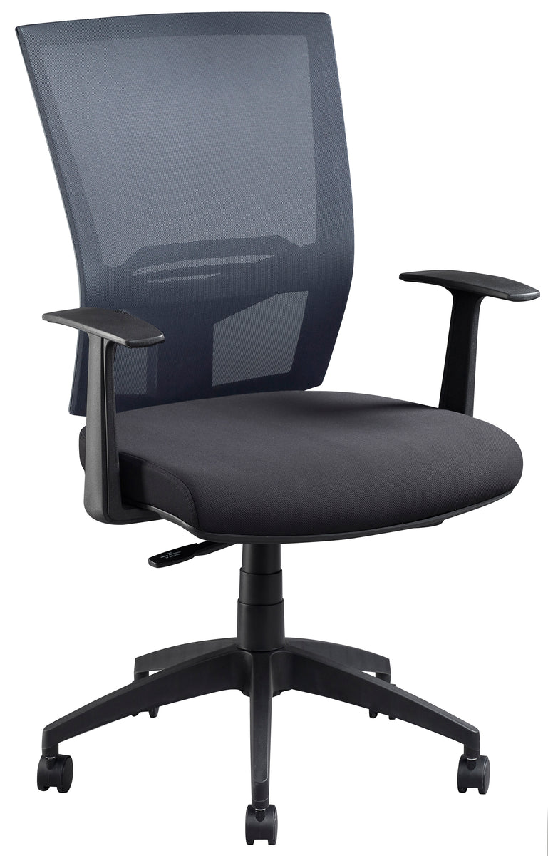 JasperJ Advance Air Plus Charcoal Back with Adjustable Arms
