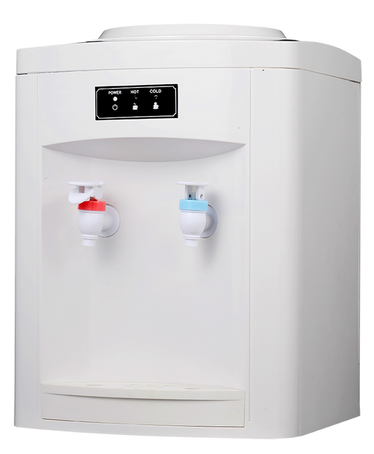 AZURE BENCH TOP HOT AND COLD WATER DISPENSER IN WHITE