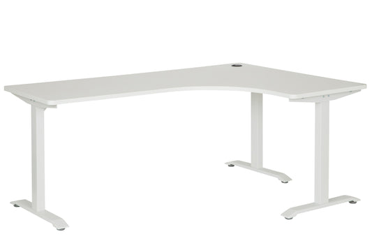 1800x1200x600 RH W/STATION WHITE TOP AND WHITE METAL LEGS