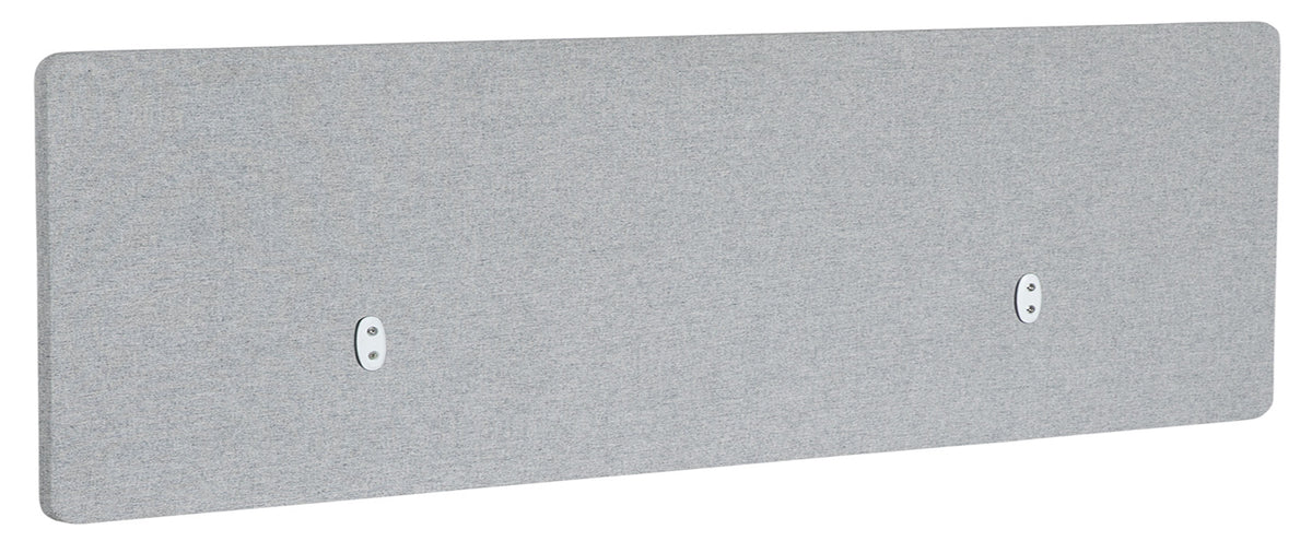 EMERGE LIGHT GREY PET PRIVACY SCREEN WITH SINGLE SIDED BRACKET KIT FOR 1500W DESKS AND WORKSTATIONS
