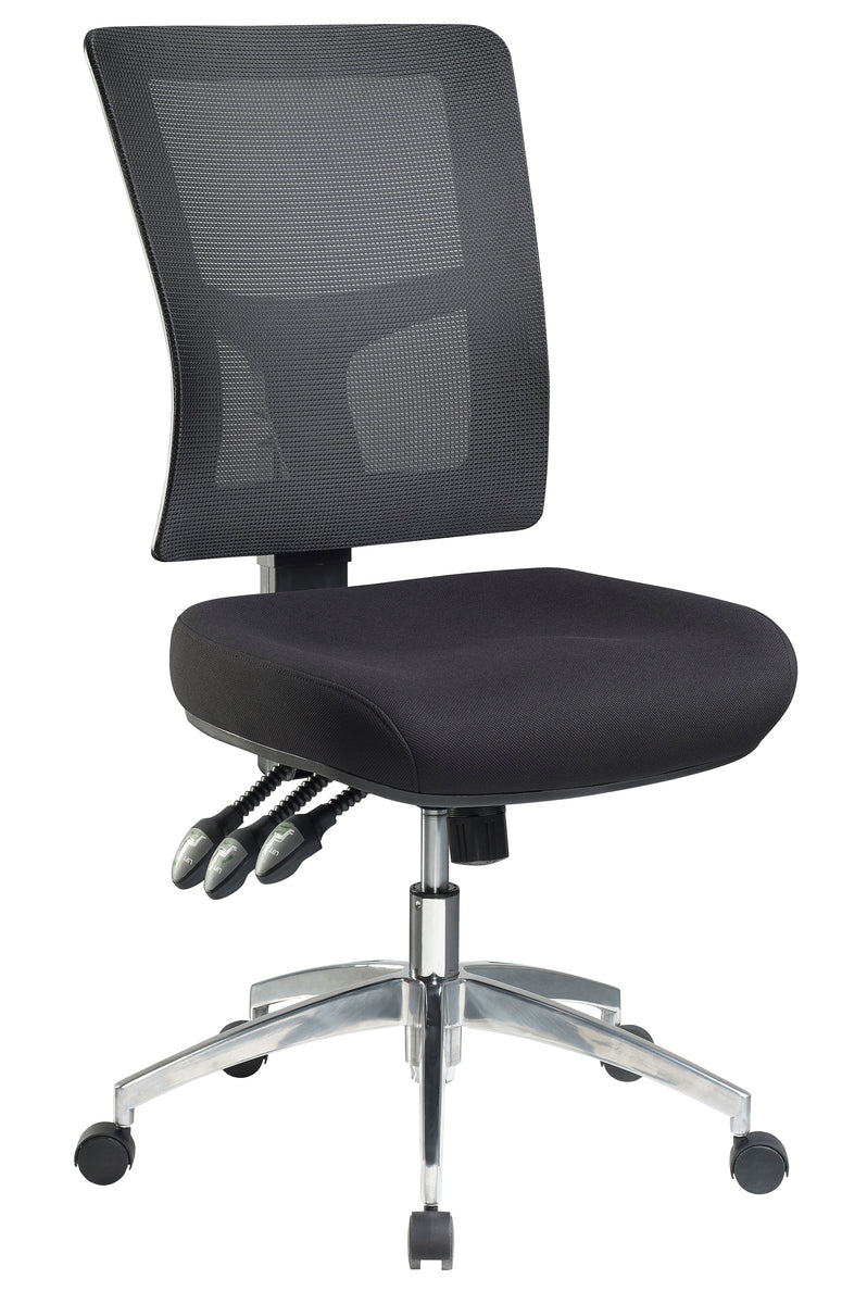 JasperJ Enduro Charcoal Back with Black Seat and Alloy Base