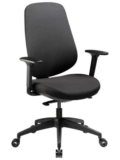 JASPER J AIRFORM BLACK  SYNCHRO ERGONOMIC CHAIR