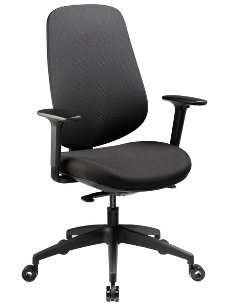 JASPER J AIRFORM BLACK  SYNCHRO ERGONOMIC CHAIR