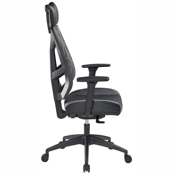 JASPER J PINNACLE BLACK ERGONOMIC COMMERCIAL GAMING CHAIR