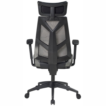 JASPER J PINNACLE BLACK ERGONOMIC COMMERCIAL GAMING CHAIR