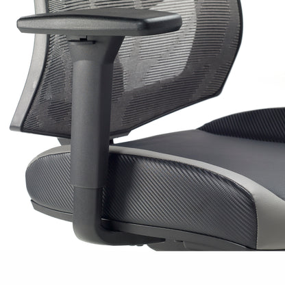 JASPER J PINNACLE BLACK ERGONOMIC COMMERCIAL GAMING CHAIR