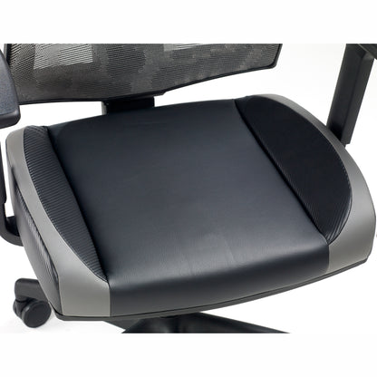 JASPER J PINNACLE BLACK ERGONOMIC COMMERCIAL GAMING CHAIR