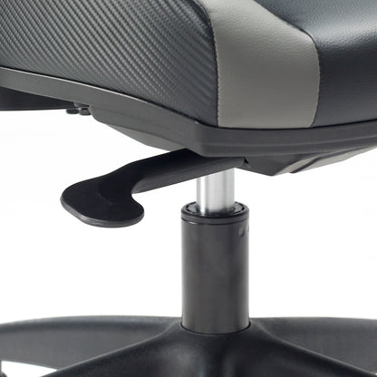 JASPER J PINNACLE BLACK ERGONOMIC COMMERCIAL GAMING CHAIR