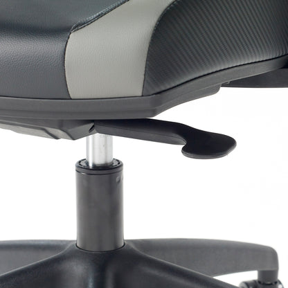 JASPER J PINNACLE BLACK ERGONOMIC COMMERCIAL GAMING CHAIR