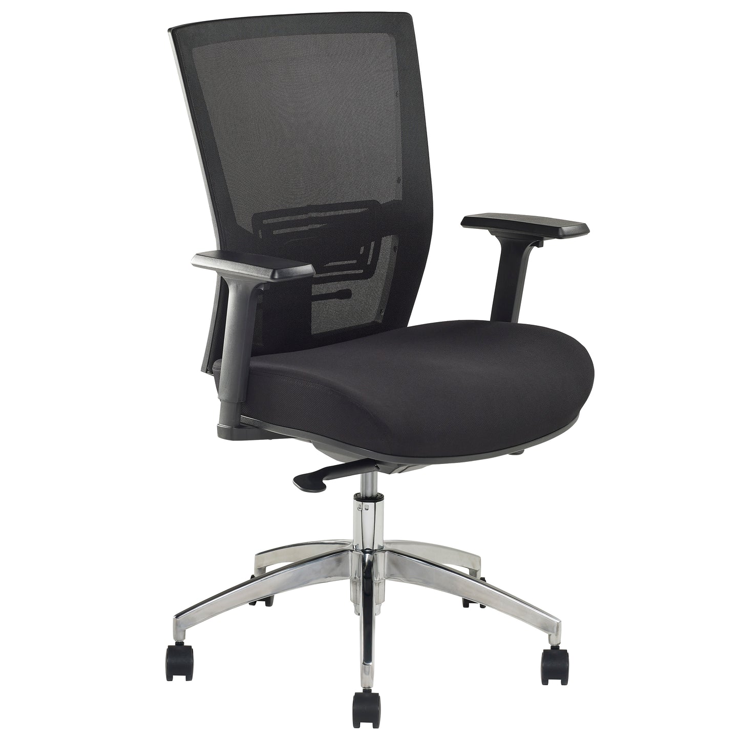 JASPER J ADVANCE BREATHE X BLACK MESH HIGH BACK COMMERCIAL OFFICE CHAIR WITH ARMS