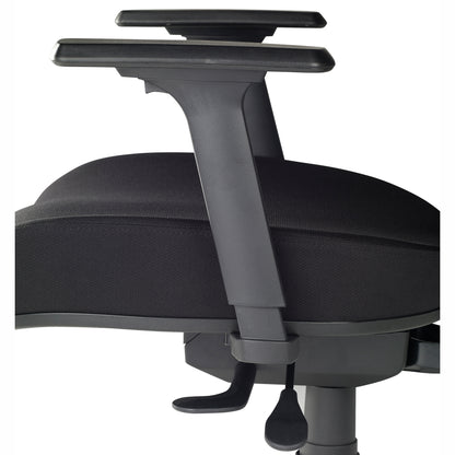 JASPER J ADVANCE BREATHE X BLACK MESH HIGH BACK COMMERCIAL OFFICE CHAIR WITH ARMS