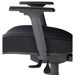 JASPER J ADVANCE BREATHE X BLACK MESH HIGH BACK COMMERCIAL OFFICE CHAIR WITH ARMS