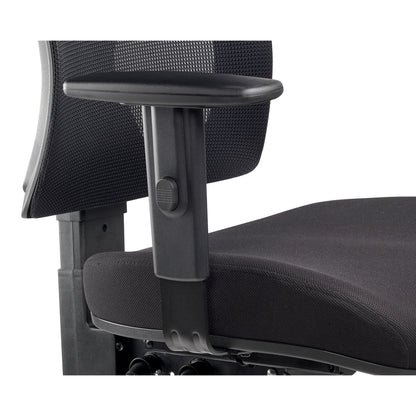 JASPER J ENDURO DELUXE HEAVY DUTY OFFICE CHAIR BLACK