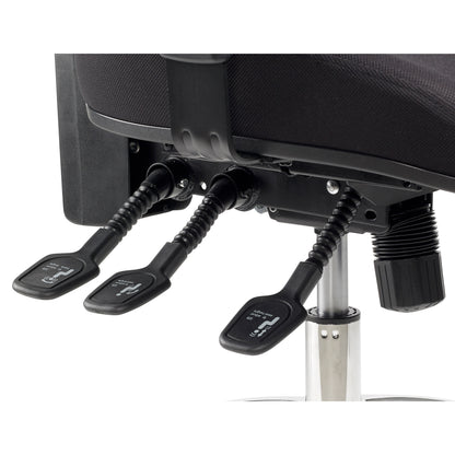 JASPER J ENDURO DELUXE HEAVY DUTY OFFICE CHAIR BLACK