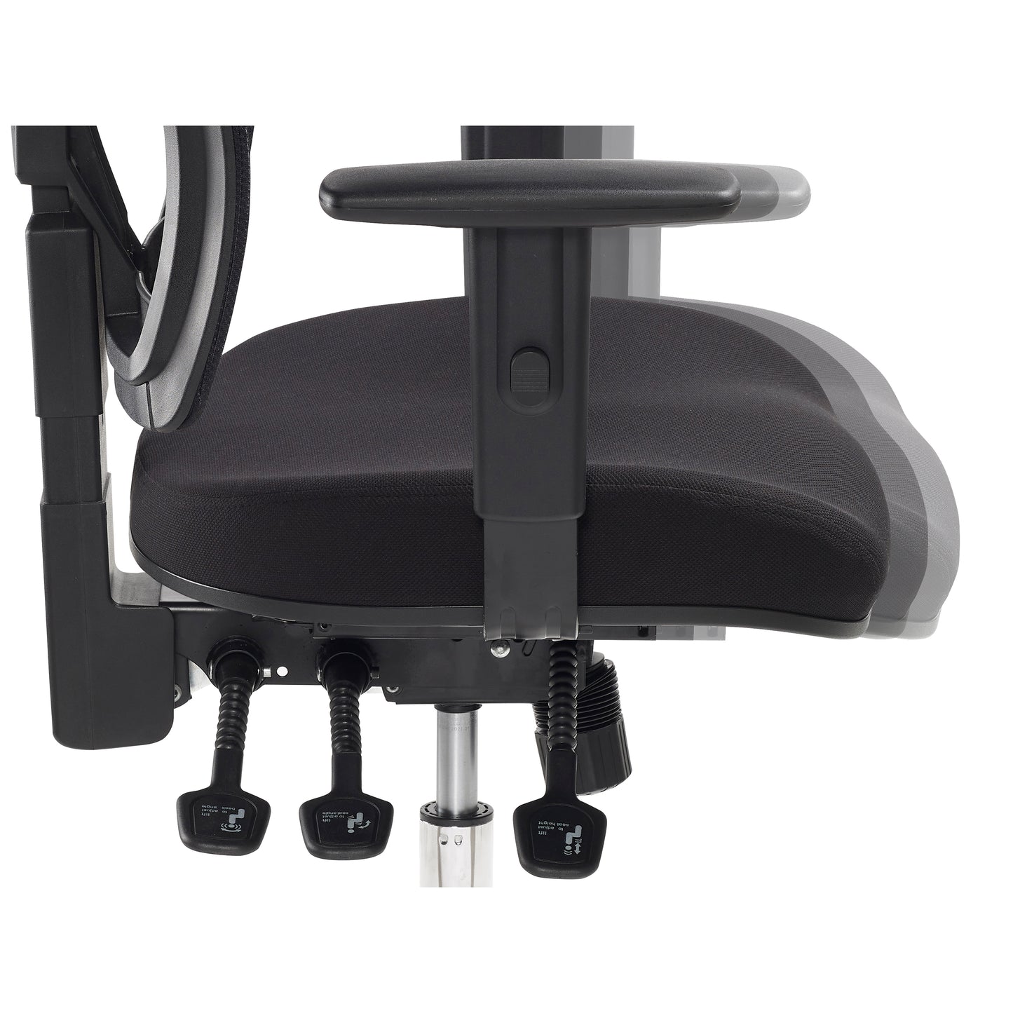 JASPER J ENDURO DELUXE HEAVY DUTY OFFICE CHAIR BLACK