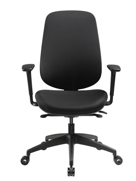 JASPER J AIRFORM BLACK  SYNCHRO ERGONOMIC CHAIR
