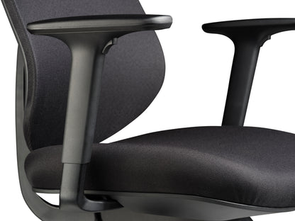 JASPER J AIRFORM BLACK  SYNCHRO ERGONOMIC CHAIR