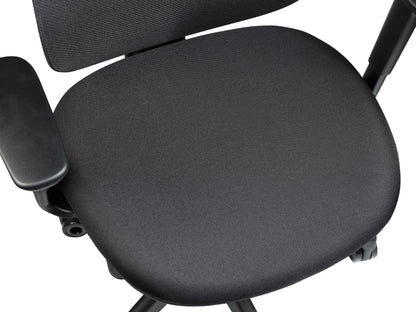 JASPER J AIRFORM BLACK  SYNCHRO ERGONOMIC CHAIR