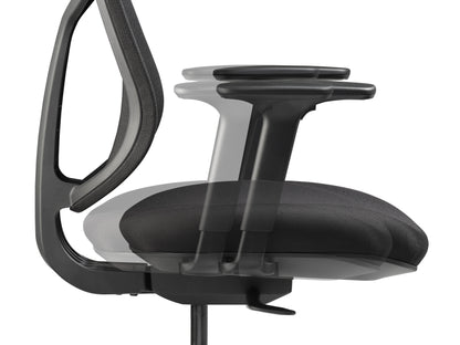 JASPER J AIRFORM BLACK  SYNCHRO ERGONOMIC CHAIR