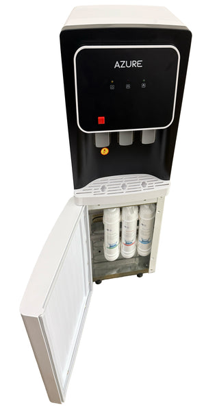 AZURE FLOOR STANDING HOT AND COLD WATER DISPENSER PLUMBED IN