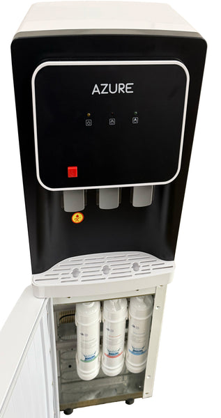 AZURE FLOOR STANDING HOT AND COLD WATER DISPENSER PLUMBED IN