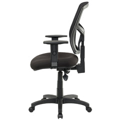 JASPER J ADVANCE AIR II MESH HIGH BACK COMMERCIAL OFFICE CHAIR BLACK WITH ADJ ARMS