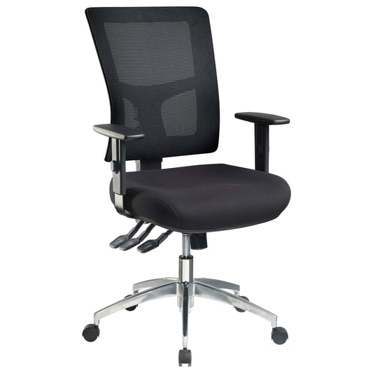 JasperJ Enduro Black with Alloy Base and Adjustable Arms
