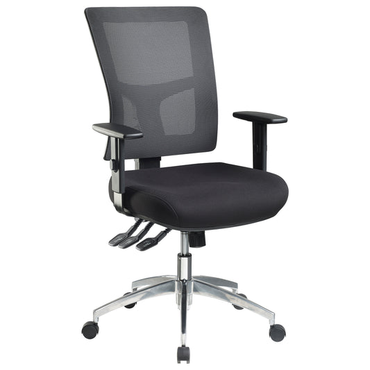 JasperJ Enduro Charcoal with Alloy Base and Adjustable Arms