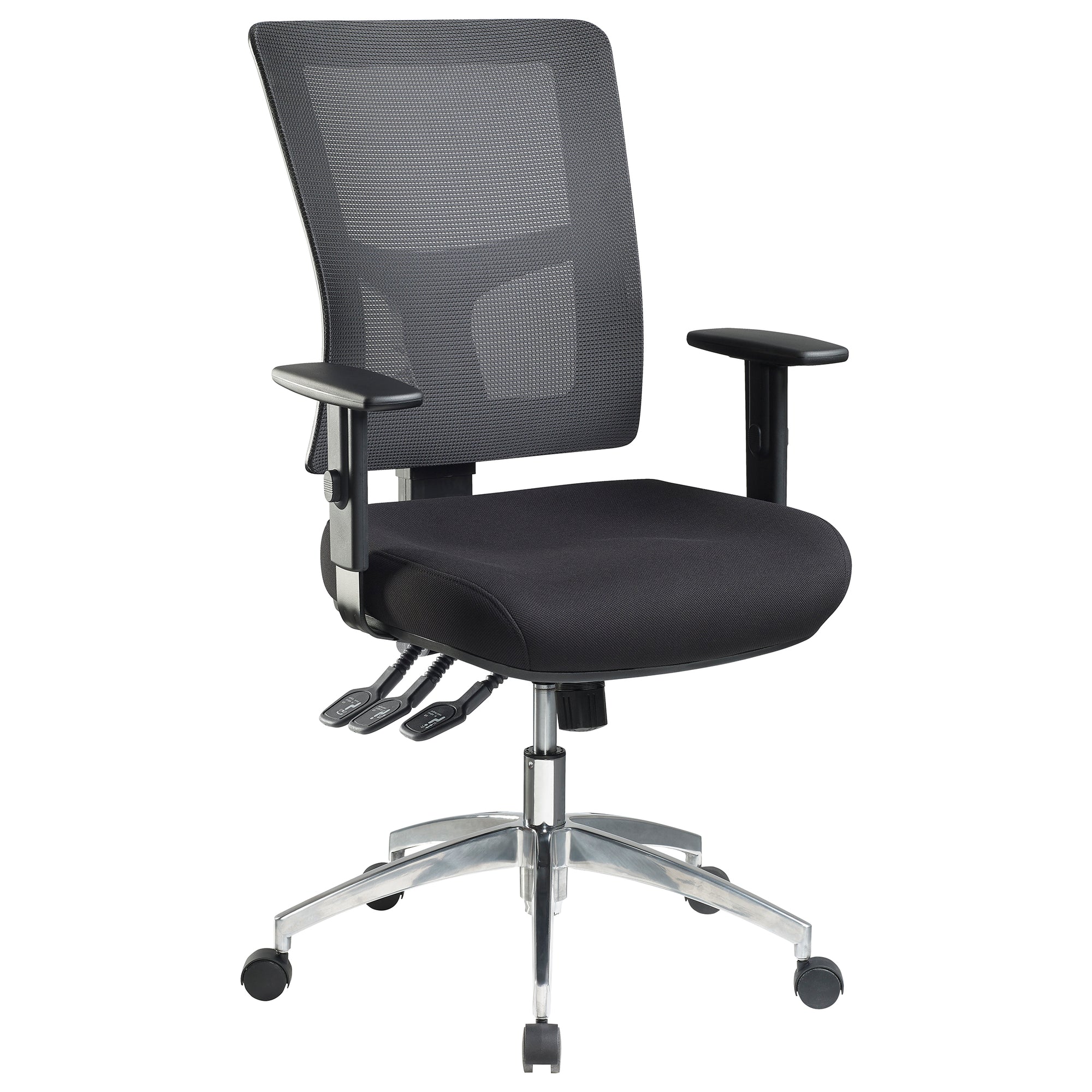JasperJ Enduro Charcoal with Alloy Base and Adjustable Arms