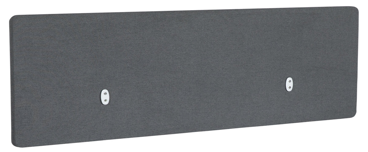 EMERGE DARK GREY PET PRIVACY SCREEN WITH SINGLE SIDED BRACKET KIT FOR 1500W DESKS AND WORKSTATIONS