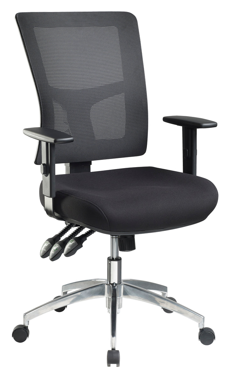 JasperJ Enduro Charcoal with Alloy Base and Adjustable Arms