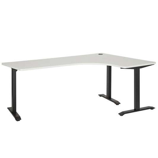 1800x1200x600 RH W/STATION WHITE TOP AND BLACK METAL LEGS