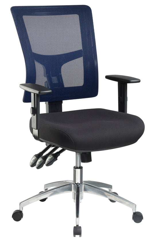 JasperJ Enduro Blue with Alloy Base and Adjustable Arms