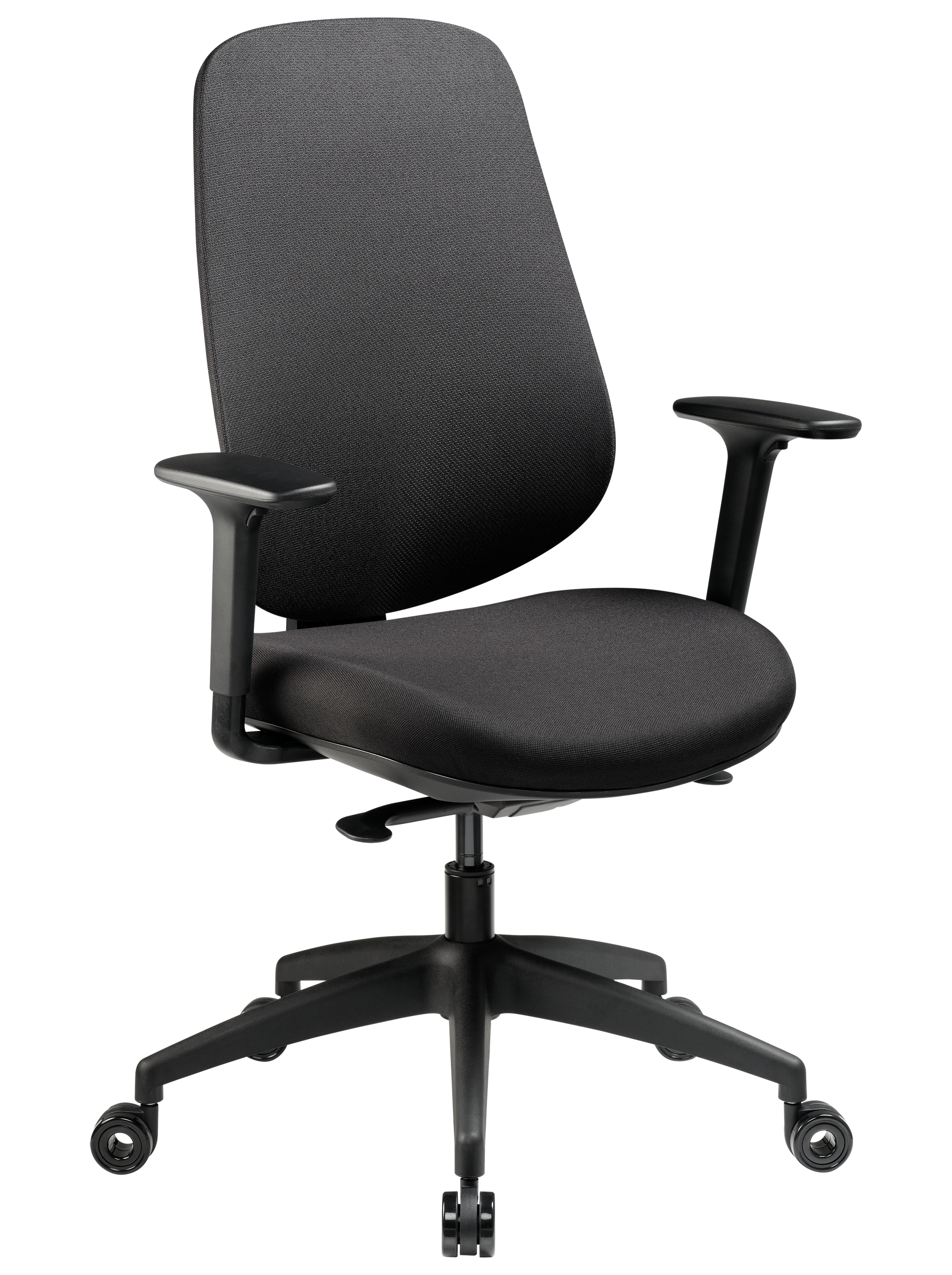 JASPERJ AIRFORM BLACK office chair with adjustable arms